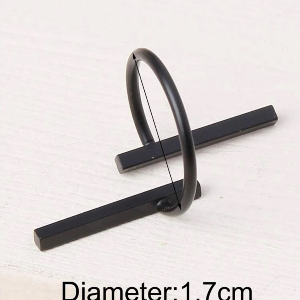 MODERN CHIC BAR CUFF RING - Picture 3 of 4
